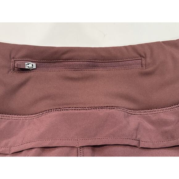 CRZ Yoga Women’s Running Active Workout Shorts Plum Large - Picture 7 of 9